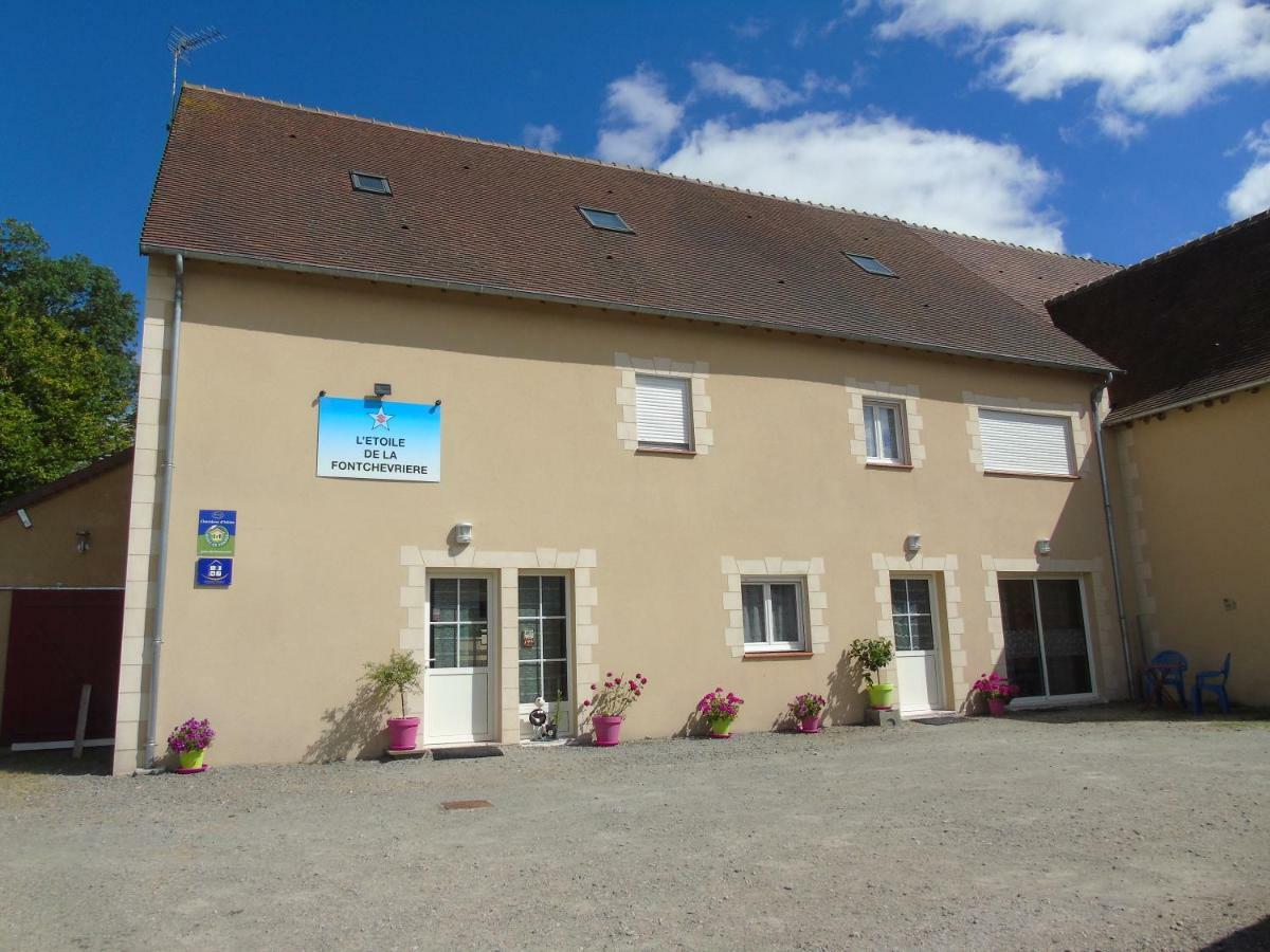 L'Etoile De La Fontchevriere Bed and Breakfast Neuvy-Saint-Sépulchre Exteriör bild